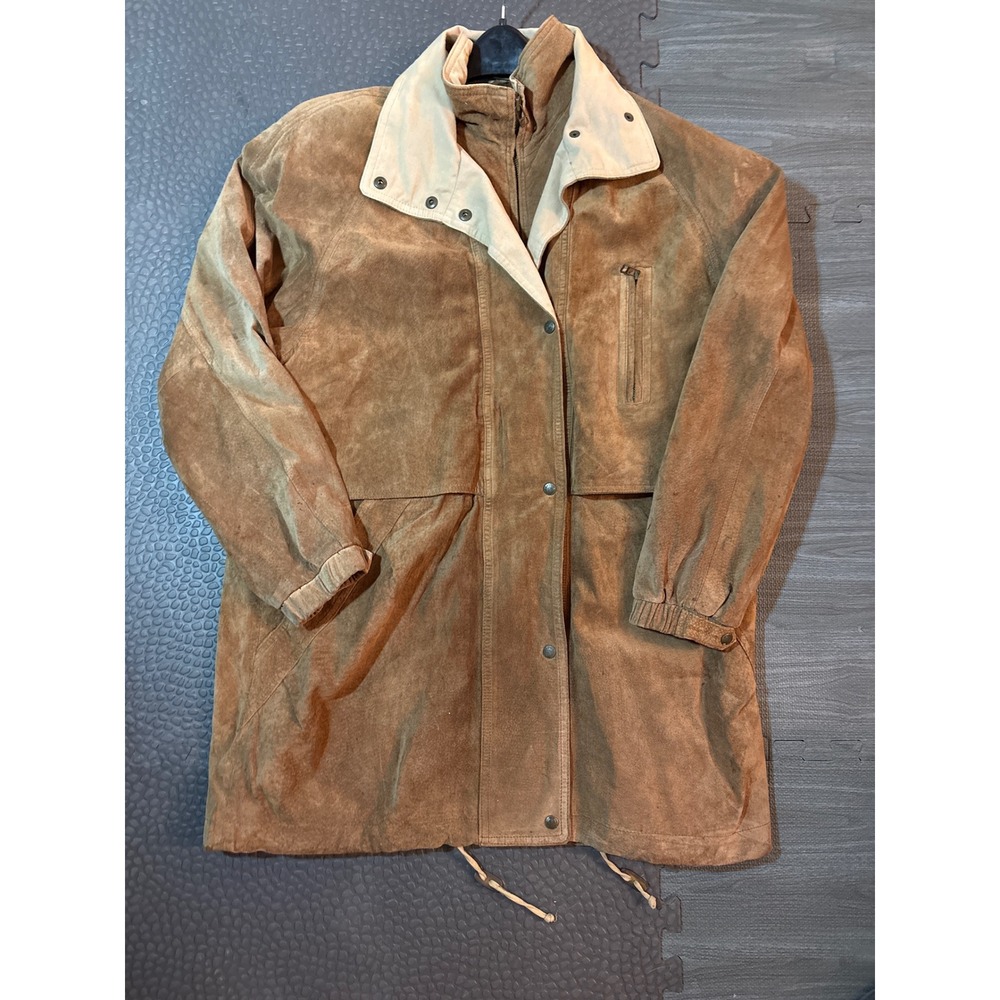 Eddie Bauer Leather field jacket Large - Picture 1 of 6